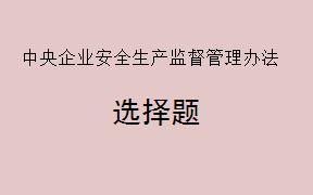 中央企业为确保全员安全生产责任制的落实，应当按年度签订哪种形式的责任书？（     ）